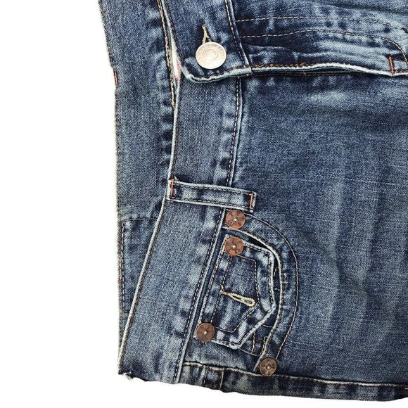 Brand New Vintage True Religion Embroidered Jeans Size 36 JOEY Blue - Picture 9 of 13